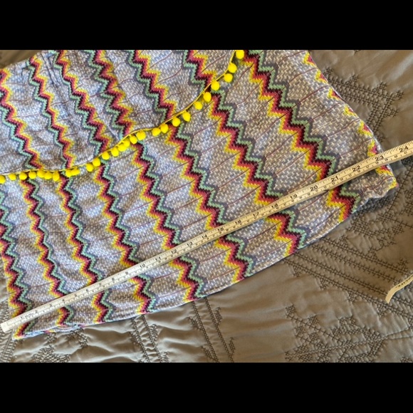 Glamorous Mexican Inspired Pompom Fringe Off Shoulder Top - Picture 12 of 13